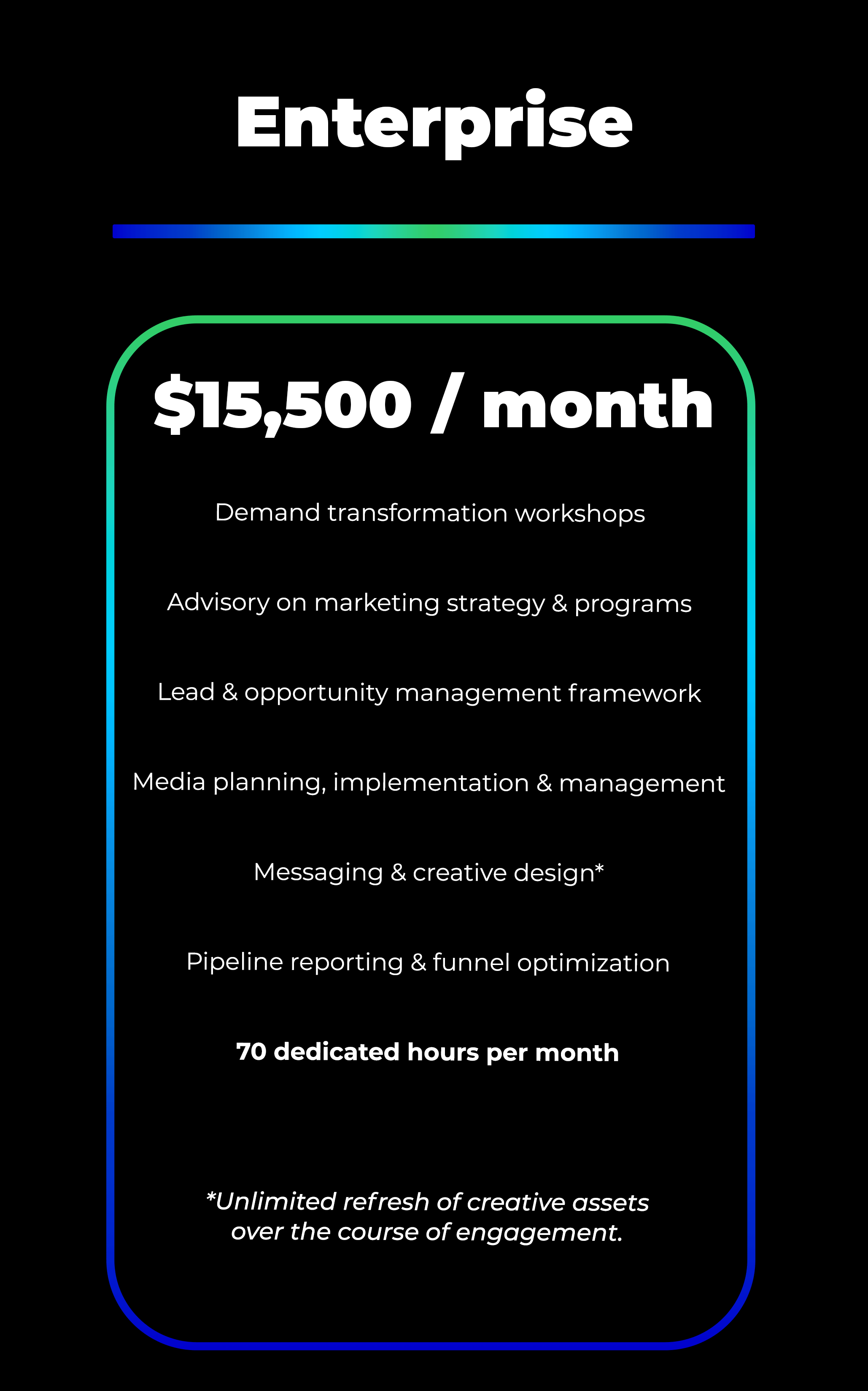 Enterprise Final Enterprise Pricing